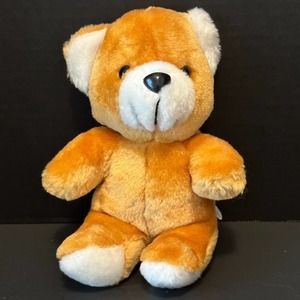 Wideway Inc Toys House Golden Teddy Bear 6.5" Soft Plush Stuffed Animals CLEAN